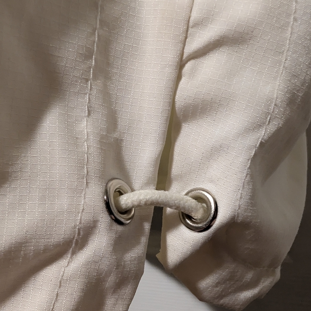 Nils Skiwear Ivory Hooded Anorak Jacket Size 6 Lightweight Windbreaker Casual - Picture 14 of 14